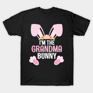 I'm The Grandma Bunny Easter Family Matching Apparel T-Shirt